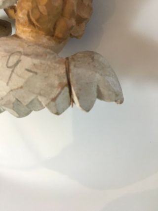 Antique Vintage Hand Carved Wooden Angel Cherub Putti Heads 6