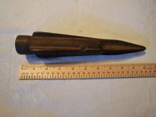 Rare Steel And Brass Whaling Hollow Harpoon Head Relic Nautical Maritime