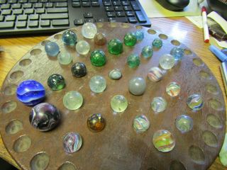 Antique - 33 Early German Marbles