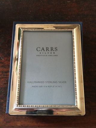 Carrs Sterling Silver Photo Picture Frame,