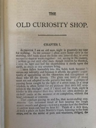 The Old Curiosity Shop,  Charles Dickens,  Hurst & Company,  c1900 Vintage Antique 4