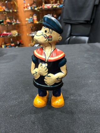 Chein & Co.  1932 Antique Metal/tin Popeye Wind Up Toy