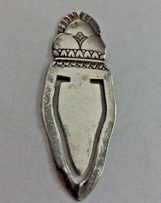 Rare Antique Frank M Whiting Sterling Silver Bookmark