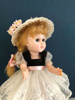 Vintage Vogue BKW Ginny Doll in her Tagged Party Dress 3