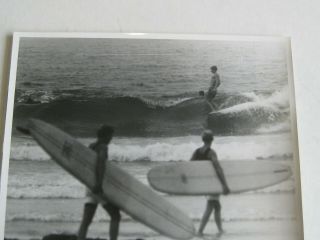 Vtg 1960 ' s NEAL NORRIS LA JOLLA SHORES BIRD ROCK SURFING SURFER PHOTO SAN DIEGO 2