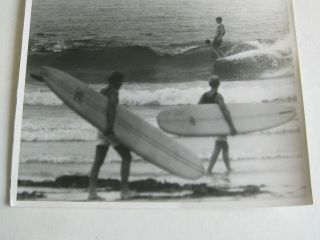 Vtg 1960 ' s NEAL NORRIS LA JOLLA SHORES BIRD ROCK SURFING SURFER PHOTO SAN DIEGO 3