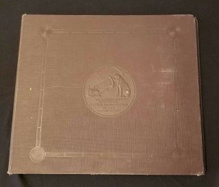 Antique Victor Victrola Record Album Book Binder - For 10 - 78rpm 12 - Inch Records