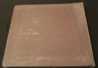 Antique Victor Victrola Record Album Book Binder - for 10 - 78RPM 12 - inch records 7