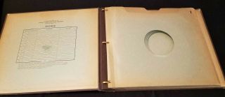 Antique Victor Victrola Record Album Book Binder - for 10 - 78RPM 12 - inch records 8