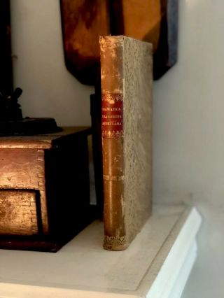 Gramatica De La Lengua Castellana - Antique Spainish Grammer Book,  (1904)