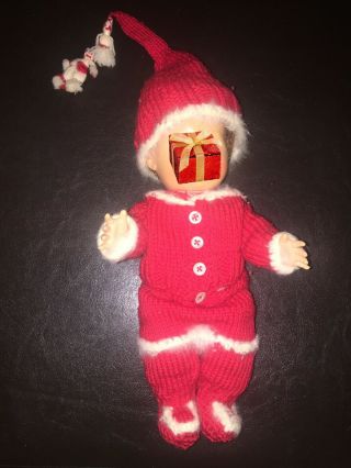 Vintage 11 " Dy - Dee Baby Clothes / Tiny Tears Clothes Red Christmas Hand Made