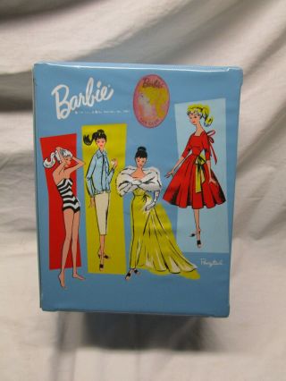Vintage Barbie Carry Case Ponytail Blue