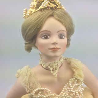 Vtg 1986 Cindy Mcclure Victoria Impex Sugar Plum Fairy 21 " Porcelain Doll