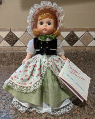 Vintage Bo - Peep Madame Alexander Doll W/stand,  Tag 484 8 "
