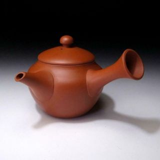 Gh12 Japanese Sencha Tea Pot,  Tokoname Ware By Famous Potter,  Yoshihiro Kuwayama