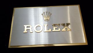 Rare Vintage Rolex Wristwatch Dealer Sign