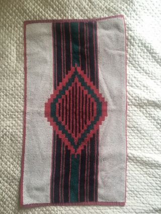 Vintage Ralph Lauren Hand Towel Southwestern Blanket Pattern Tribal