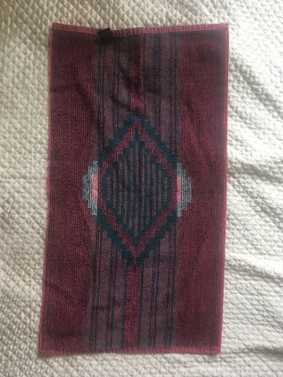 Vintage Ralph Lauren Hand Towel Southwestern Blanket Pattern Tribal 2