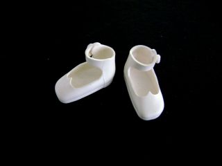 Vintage American Character Tiny Betsy Mccall White Doll Shoes