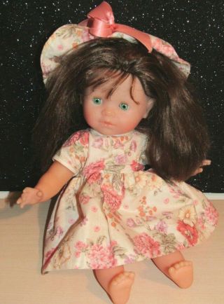 Corolle Poupee Toddler Red Haired 14 " Doll W/original Dress Vintage 1993 - Euc