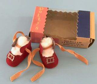 Vintage Mib Doll Shoes Shirley Temple,  Toni Madame Alexander,  Effanbee,  Arranbee