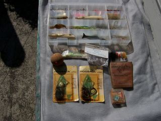 Vintage Tackle Box Find With Large Variety Of Fishing Lures