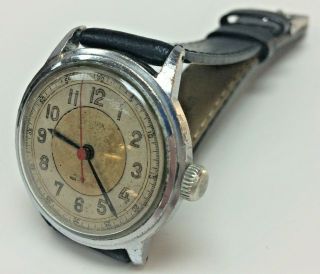 Vintage Mechanical Swiss Made Gents Wrist Watch Circa 1940 /