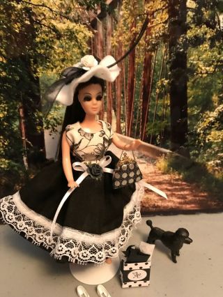 vintage topper dawn doll,  going shopping  2