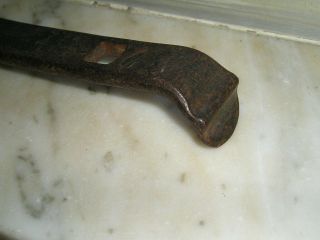 Antique Model A Ford Tire Spoon Tool with Brake adjuster square cut out 4