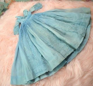 Vintage Madame Alexander Elise Doll Dress Blue With Tag