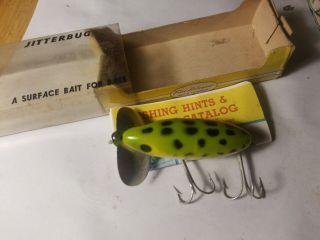 Vintage Fred Arbogast Jitterbug Fishing Lure,  Akron,  Oh