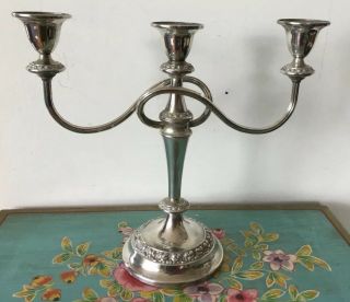 Antique/vintage Silver Plated Ianthe Candelabra Made In England