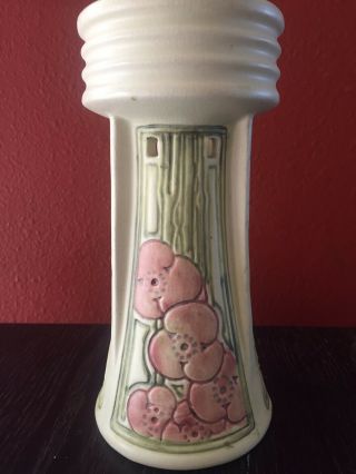 Weller Pottery Vase Stunning Art Nouveau Floral Design Antique Arts And Crafts