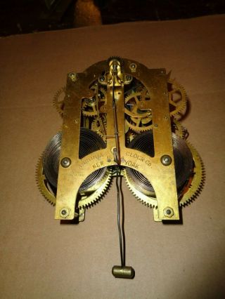 Antique - Ansonia - Cast Iron Mantle Clock Movement - Patent 1882 - To Restore - T525