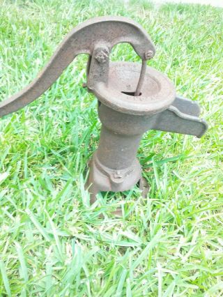 Antique Water Well Pump Cast Iron WL Davey Pump Corp Rockford Il/2A Decoration 3