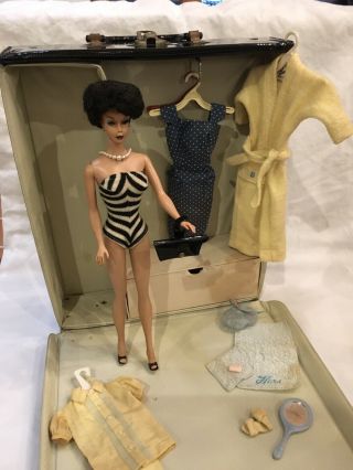 Vintage Barbie Case And Accessories.