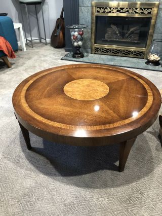 Lane Altavista Furniture Mid Century Modern Coffee Table Round 38” Stunning