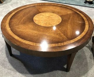 Lane Altavista Furniture Mid Century Modern Coffee Table Round 38” Stunning 2