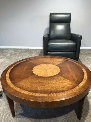 Lane Altavista Furniture Mid Century Modern Coffee Table Round 38” Stunning 8