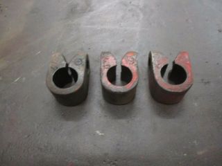 Ih Farmall M Sm Md H Sh 3 Cast Headlight Mounting Clamps Antique Tractor