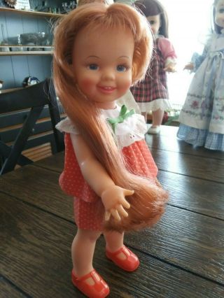 Vintage Ideal 12 " Crissy Family Cinnamon Doll 1971