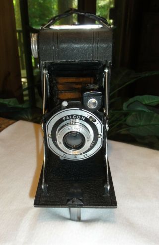 Antique Falcon foldup camera model 4 Utility mfg co.  York 3