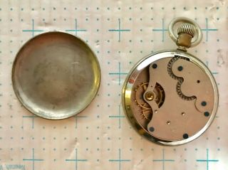 Antique Waterbury Pocket Watch Patented Series F 1884 - Not Running 4