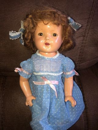 Vintage 1930s Effanbee Doll Mary Lee 17 " Composition Doll
