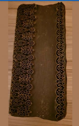 Antique 1850s HandMade & Carved Textile Printing Blocks x 6 6