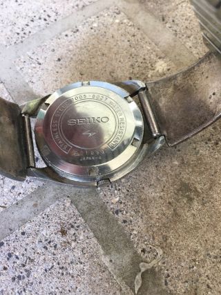 Vintage Men ' s Seiko Watch Automatic 7005 - 8027 4