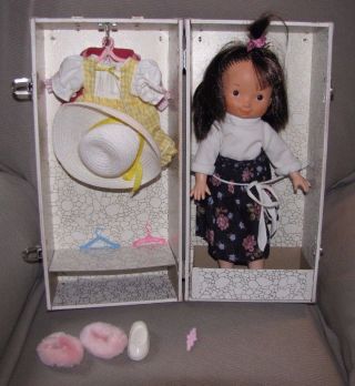 Vintage Fisher Price My Friend Doll Mandy Jenny Clothes Outfit And Trunk