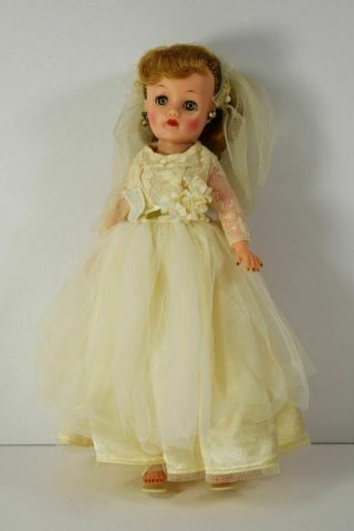 Ideal Little Miss Revlon Doll In Tagged Bride Doll Outfit