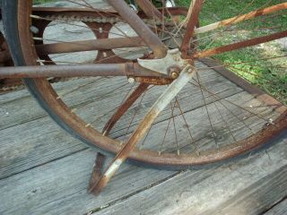 Schwinn Hawthorne Monark Antique Bicycle Pre War Skip Tooth Rear Rack Drop Stand
