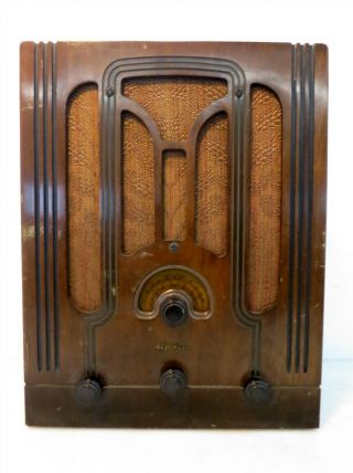 Antique Art Deco RCA Victor Model T6 - 9 Tube Radio Parts Only 2